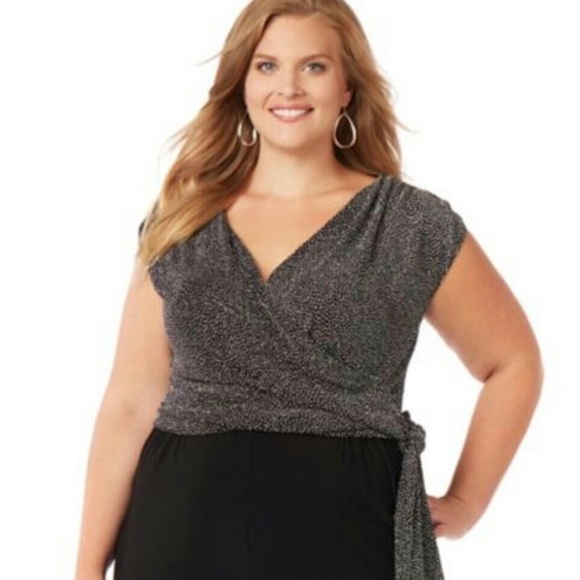 Catherines plus size 24W, 28W or 30W wide glitter - Picture 2 of 9